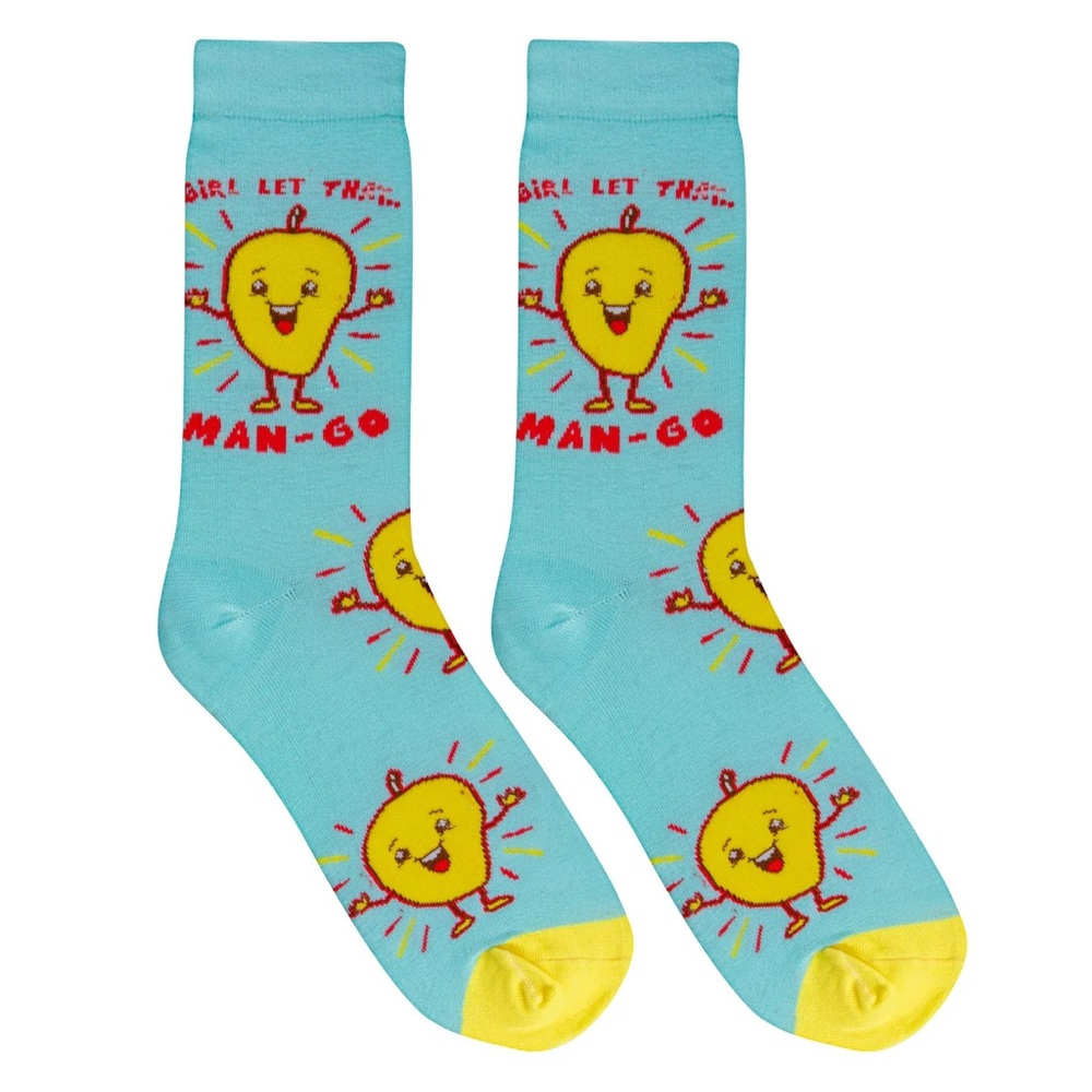 “LET THAT MAN-GO” Novelty Crew Socks - Picture 5 of 7
